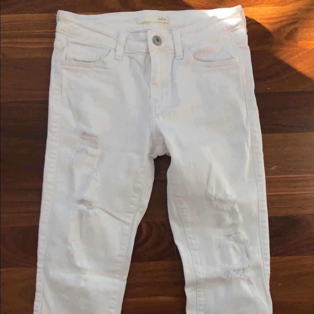 white distressed daytrip jeans size 25